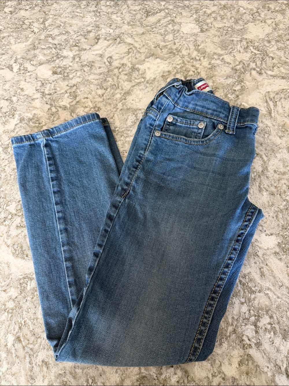 Boys size 10 Levi's 511 Slim Light Blue Straight-Leg Jeans